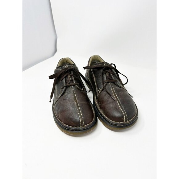 Dr. Martens Mens Leather Lace Up Oxford Shoes Split Toe 11232 Brown Size 10 - Picture 6 of 6